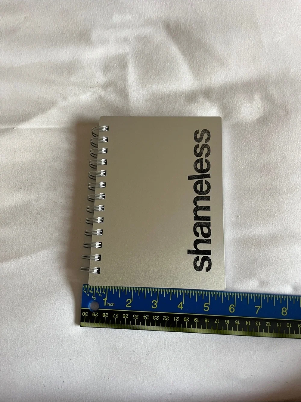 Notebook shameless silver